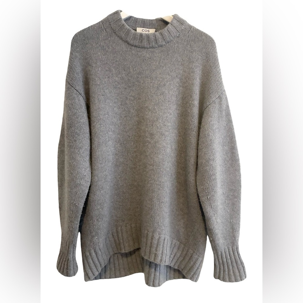 CHUNKY PURE CASHMERE CREW-NECK SWEATER